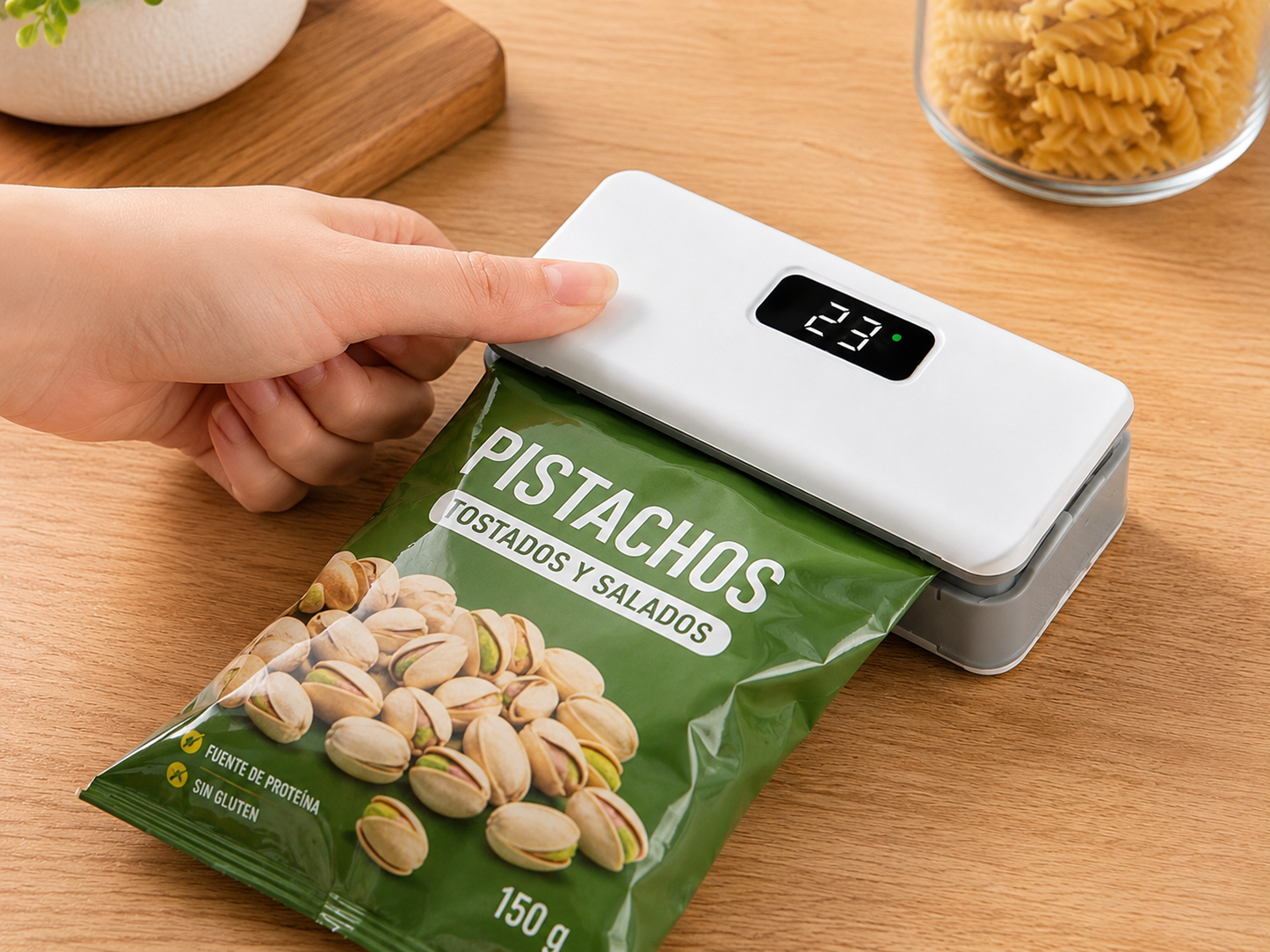Selladora de bolsas de plástico Mini máquina de sellado térmico de bolsas 2 en 1 Selladora de bolsas de calor Máquina de sellado de envases de alimentos Selladora de bolsas portátil