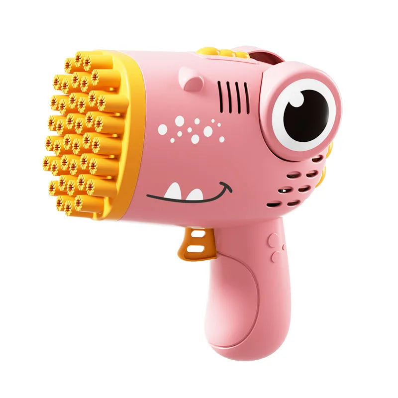 Pistola de Burbujas Dino™ | 40 Salidas Automáticas para Niños