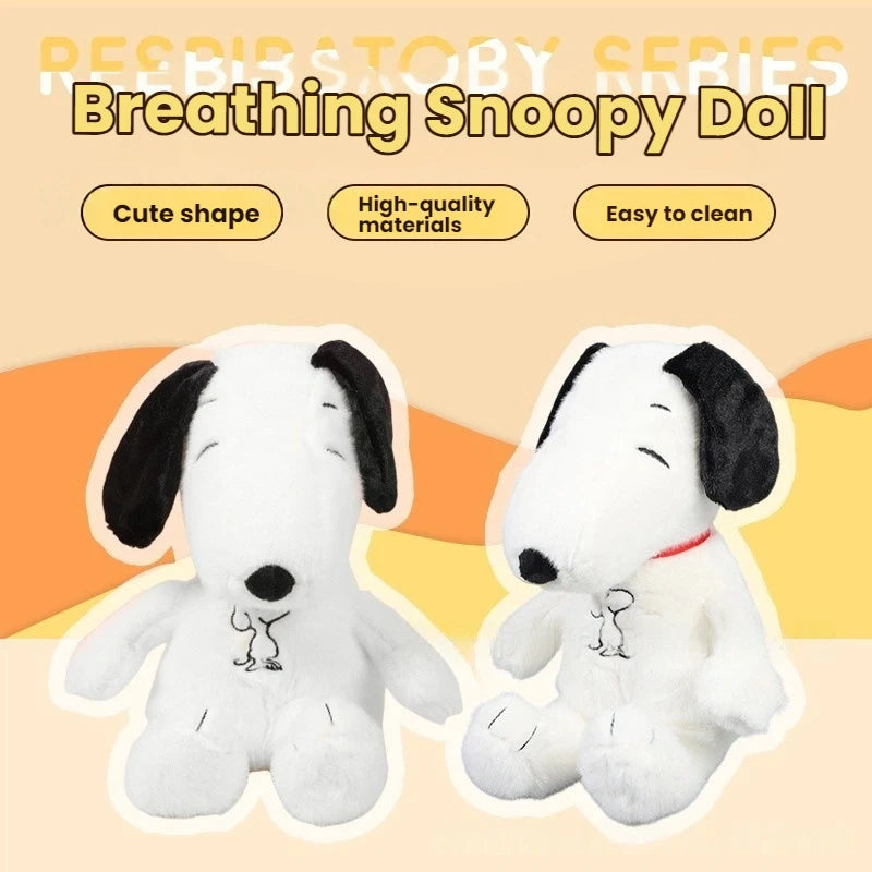 🐶 Peluche Snoopy Respiración Realista™  El compañero perfecto para relajarte, dormir y sentir compañía. ❤️