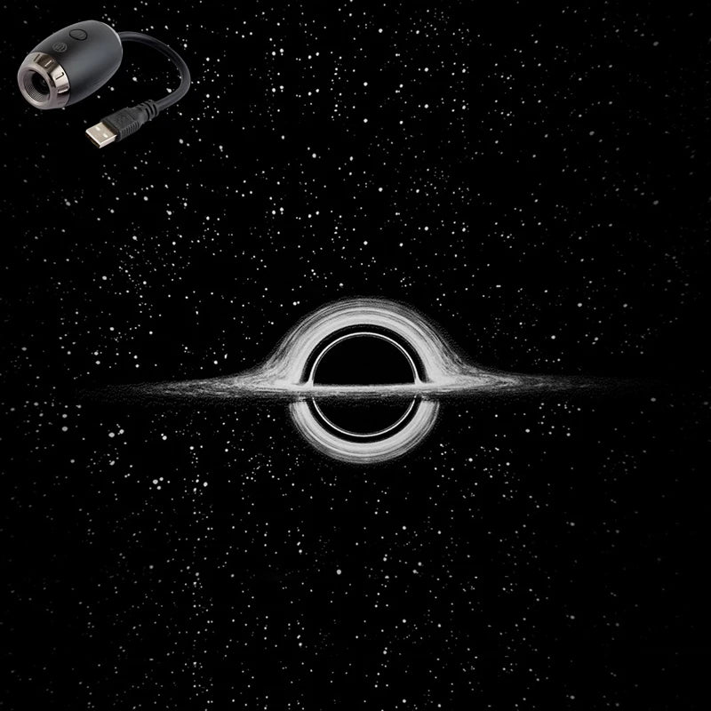 Proyector Galaxy USB con Luz Nocturna – Lámpara LED de Estrellas para Ambiente